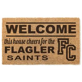 Jardine - Flagler Saints 18" x 30" Welcome Doormat - Brown