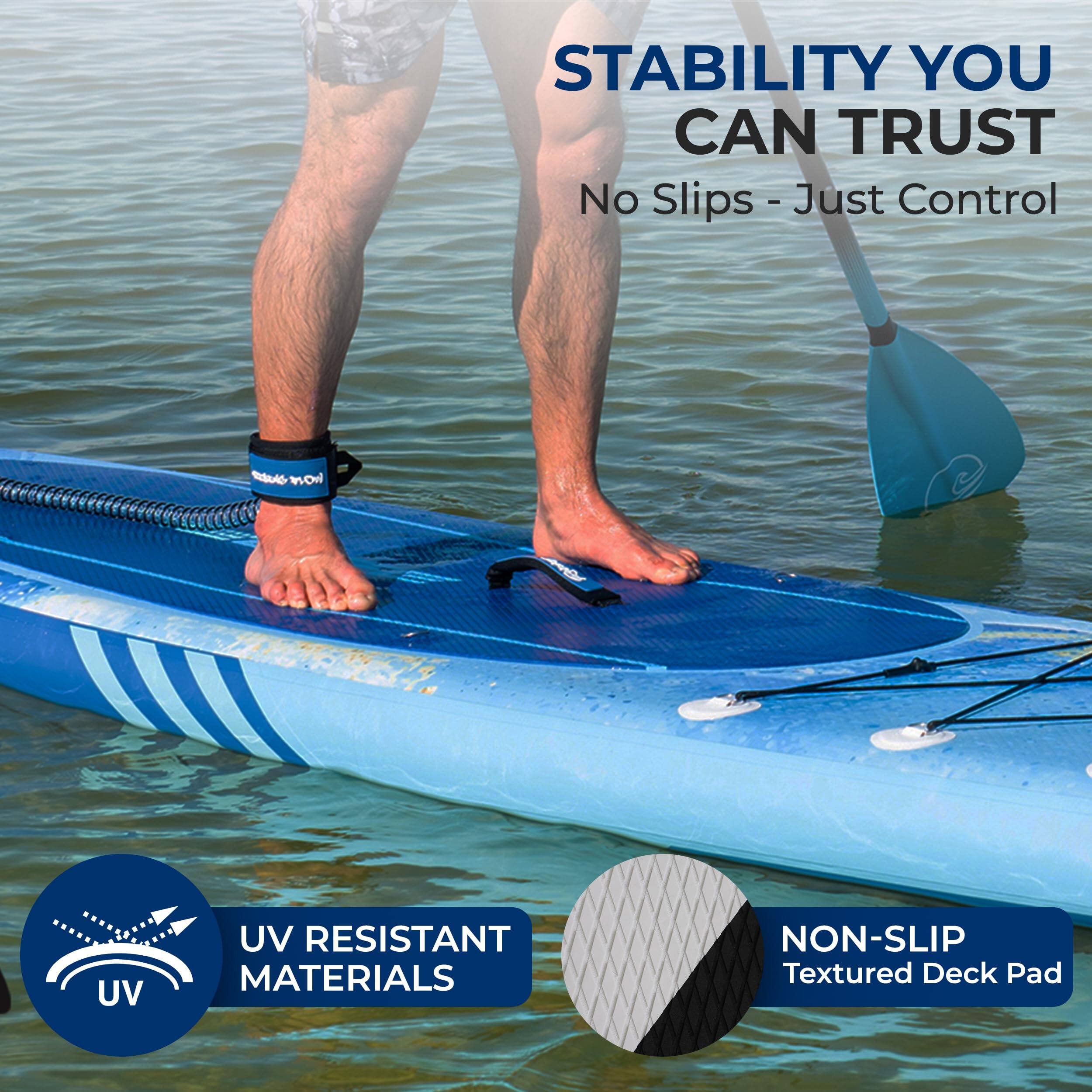 STABILITY YOU CAN TRUST  
No Slips - Just Control  

UV RESISTANT MATERIALS  
NON-SLIP Textured Deck Pad
