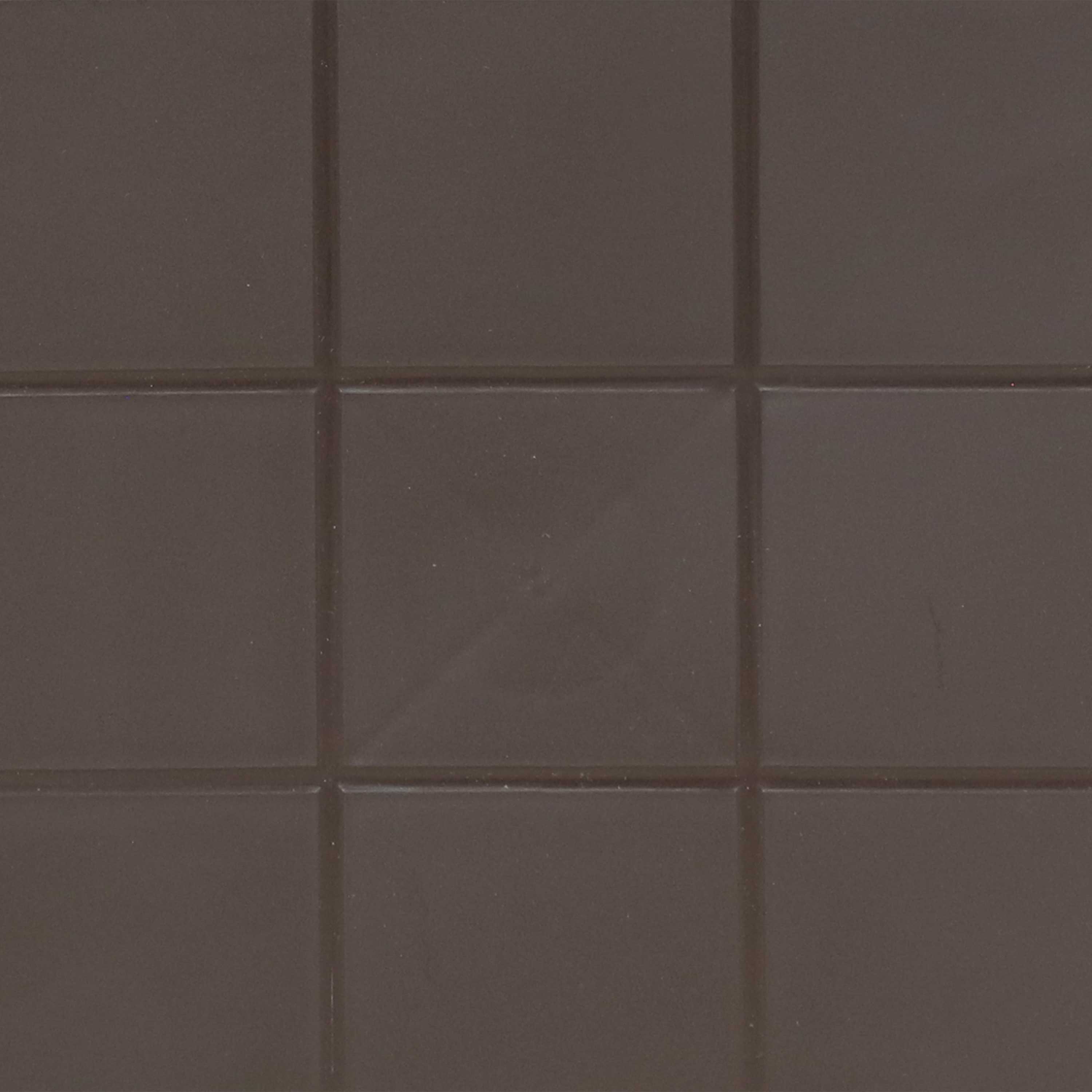 Alt View 7. Sunnydaze - 18.5 in Plastic Square Patio Side Table - Set of 4 - Brown.