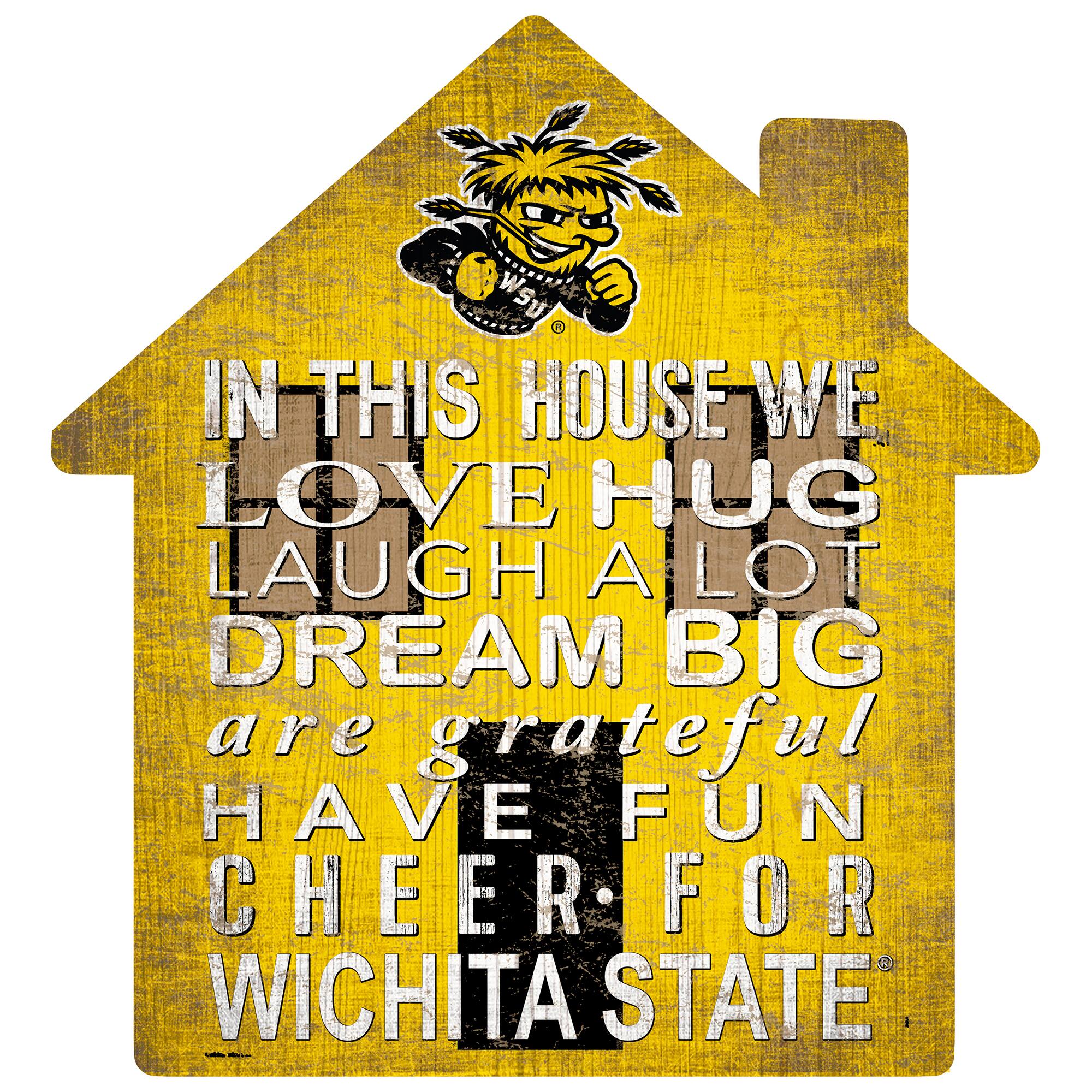 Wichita State Shockers 12'' Team House Sign