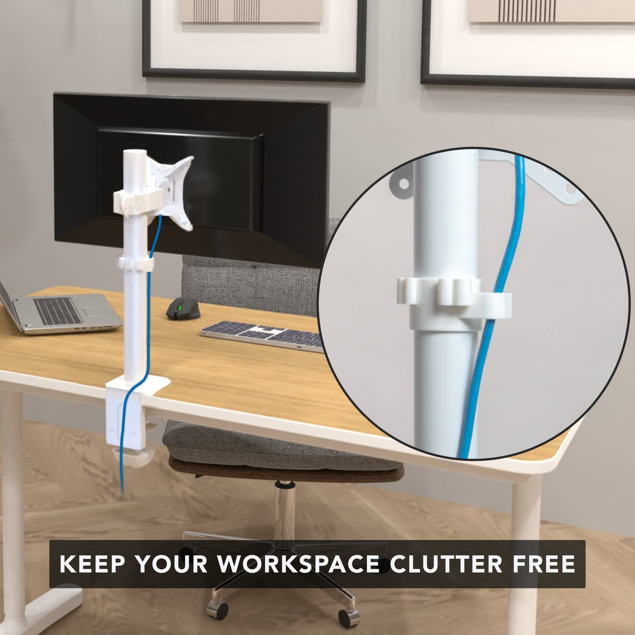 KEEP YOUR WORKSPACE CLUTTER FREE