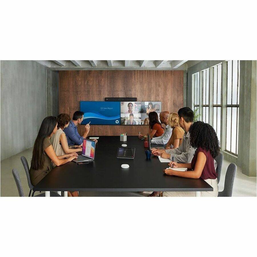 Alt View 2. Cisco Consumer Products - Cisco Room Bar Pro - First Light Video Conference Equipment - For Meeting Room - 3840 x 2160 Video (Live) - H.460.18/19 - Unknown.