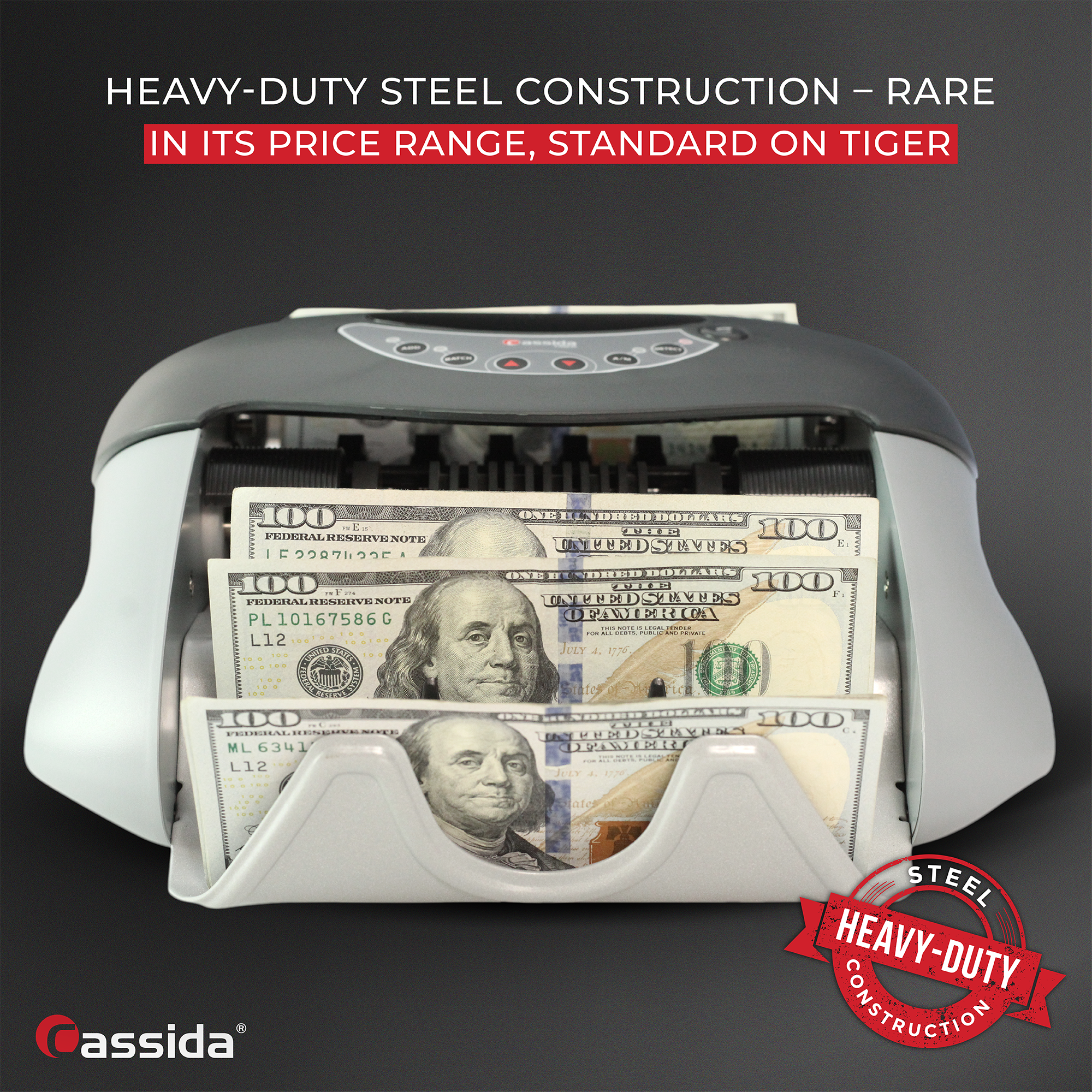 HEAVY-DUTY STEEL CONSTRUCTION – RARE IN ITS PRICE RANGE, STANDARD ON TIGER

HEAVY-DUTY STEEL CONSTRUCTION

Gassida