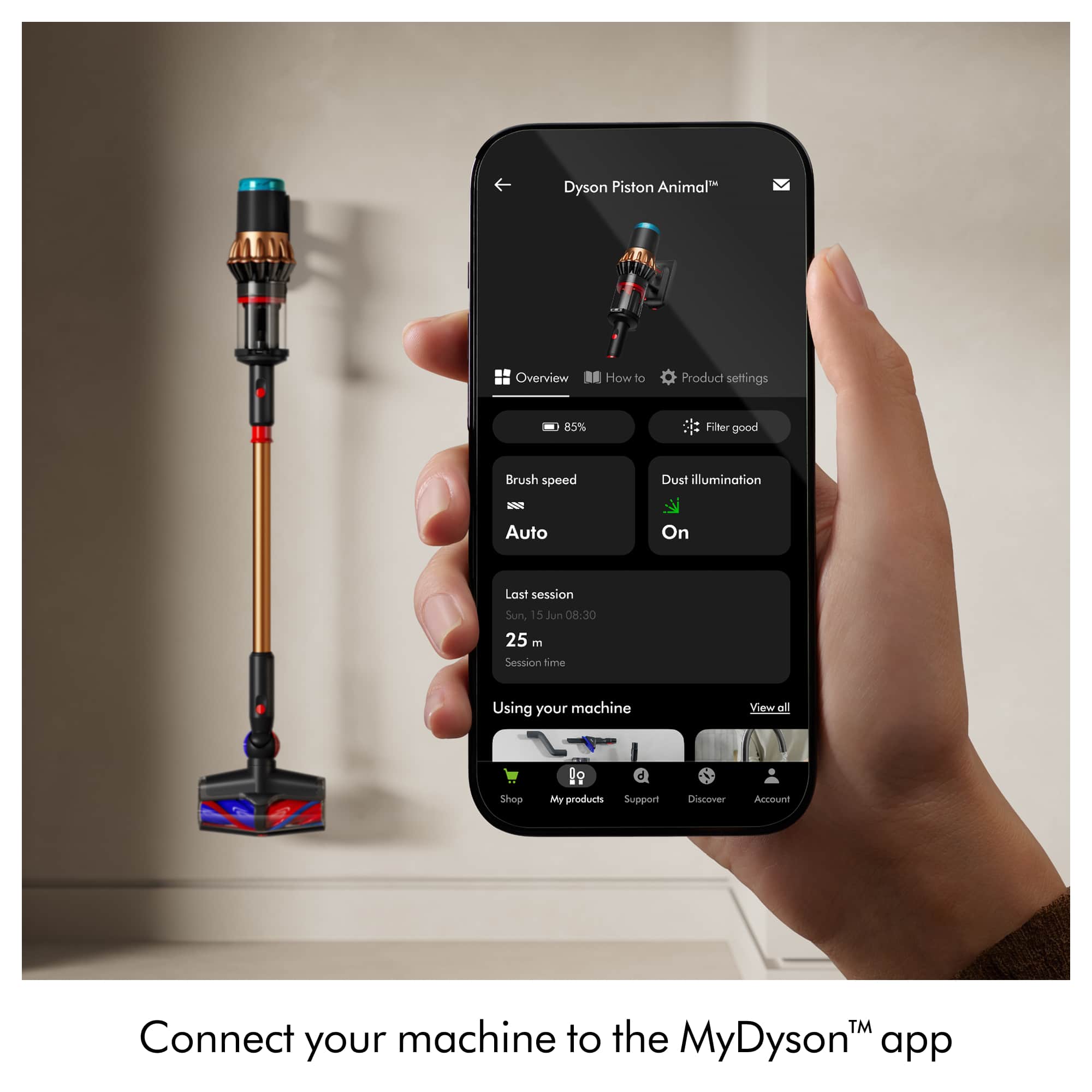 Dyson V16 Piston Animal Submarine Cordless Black / Bright Copper