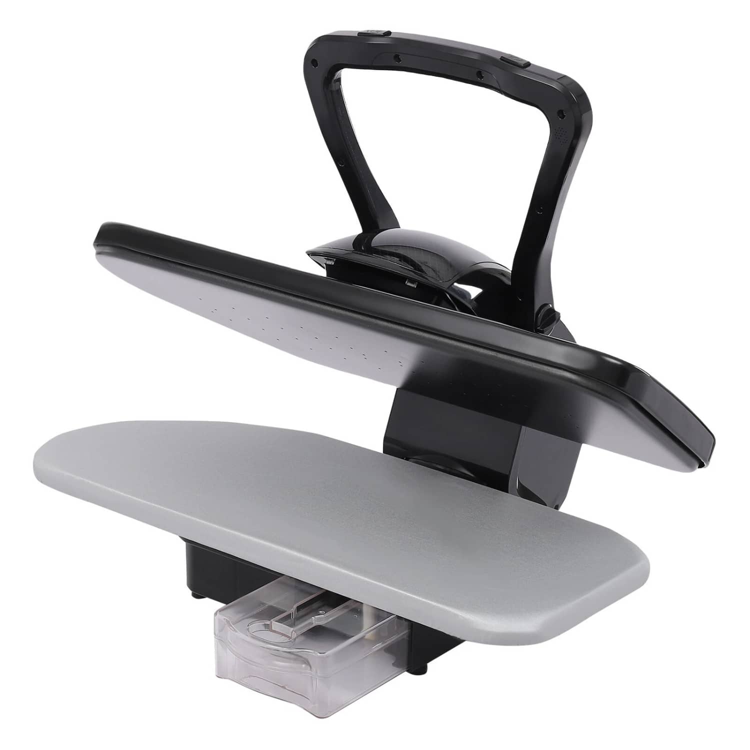 Front. Stock Preferred - Intelligent Touch Screen Steam Fabric Press Machine – 5 Fabric Modes - Black.