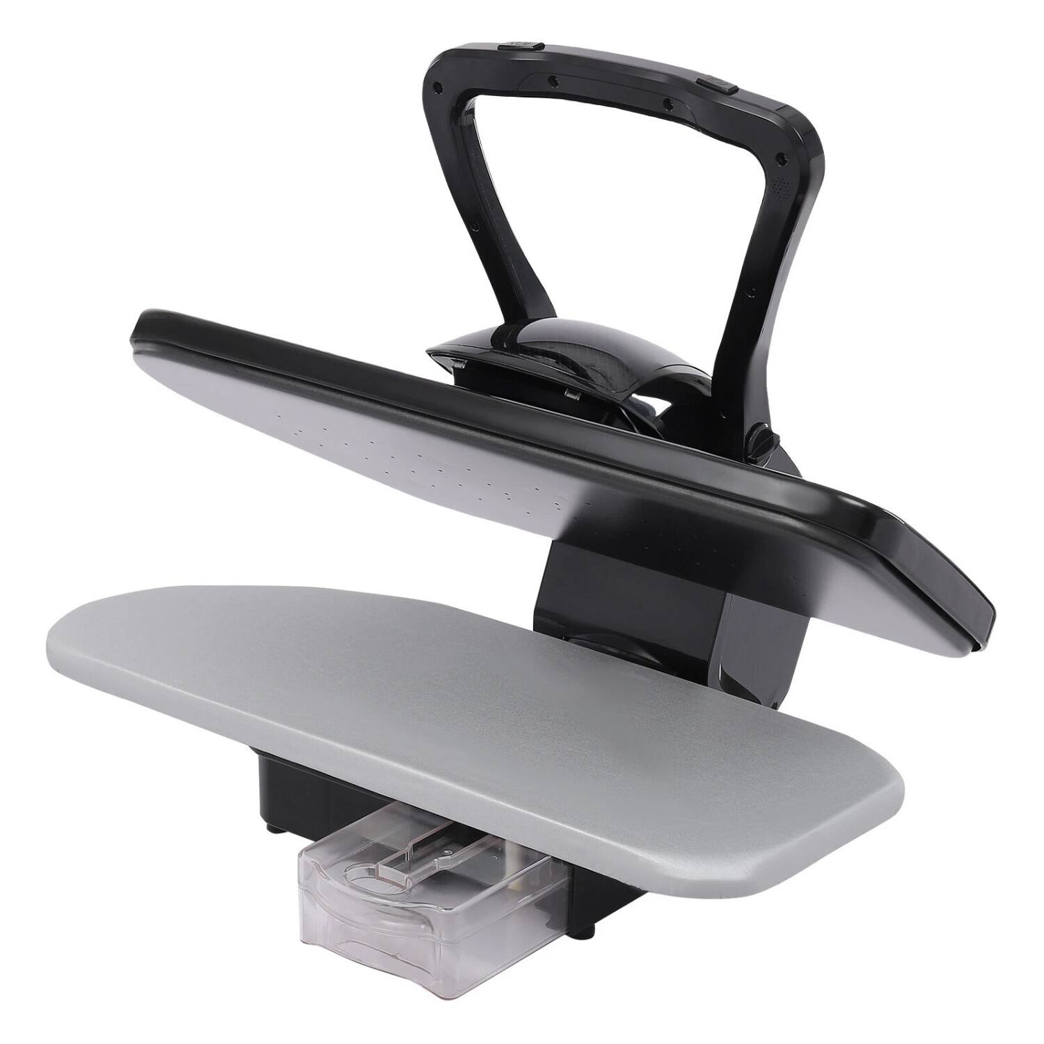 Front. Stock Preferred - Intelligent Touch Screen Steam Fabric Press Machine – 5 Fabric Modes - Black.