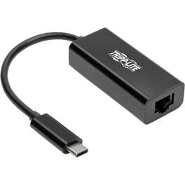 Eaton Tripp Lite Series USB-C to Gigabit Network Adapter with Thunderbolt 3 Compatibility - USB 3.1 Type C - 1 - Black