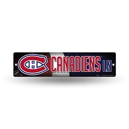 Rico Industries - Montreal Canadiens NHL Hockey 16" Street Sign Fan Wall Decor - Multi