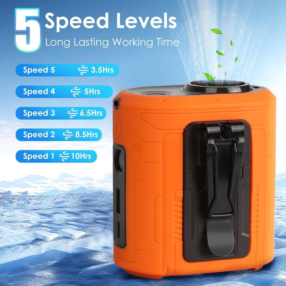 5 Speed Levels  
Long Lasting Working Time  
Speed 5 - 3.5Hrs  
Speed 4 - 5Hrs  
Speed 3 - 6.5Hrs  
Speed 2 - 8.5Hrs  
Speed 1 - 10Hrs