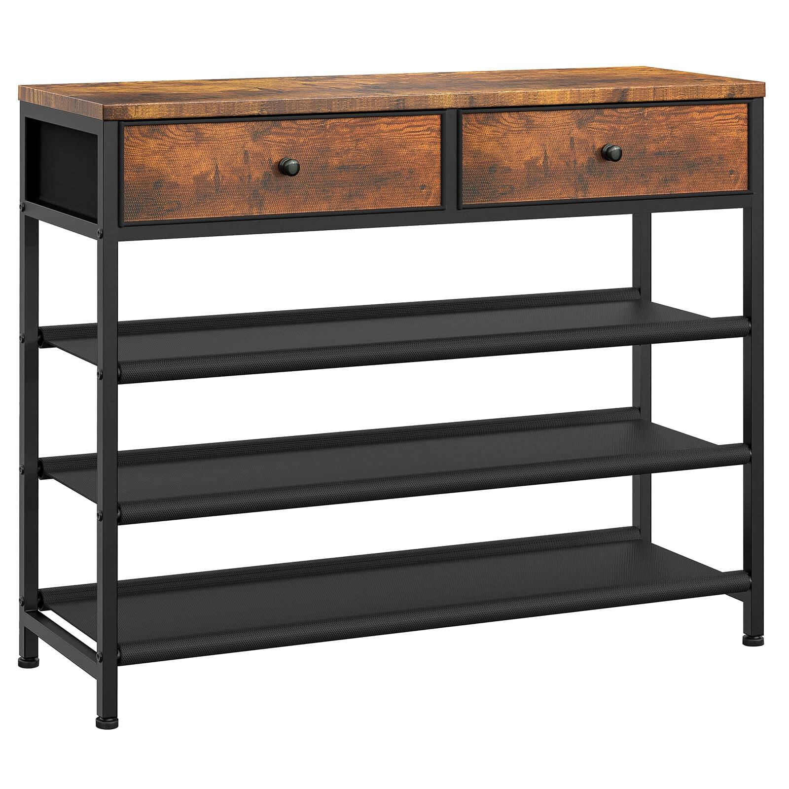 RusticBrown 4 Tier ( 36.2 x 11 x 29.5 ")