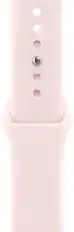 Front. Apple - 42mm Sport Band - Soft Pink.