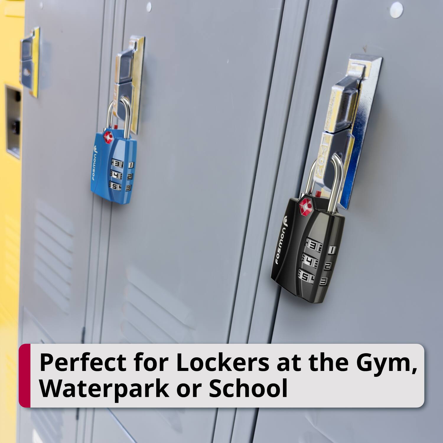 Perfect for Lockers at the Gym, Waterpark or School