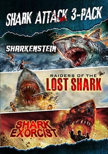 Front. Shark Attack 3-Pack   - DVD.