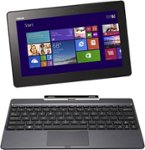 Front Zoom. ASUS - Transformer Pad - 10.1" - Intel Atom - 32GB - With Keyboard - Gray.