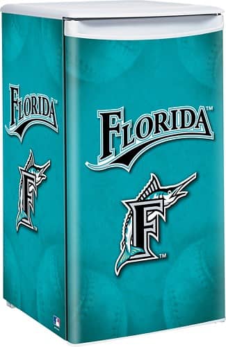 Angle Standard. Boelter - Florida Marlins 3.2 Cu. Ft. Compact Refrigerator.