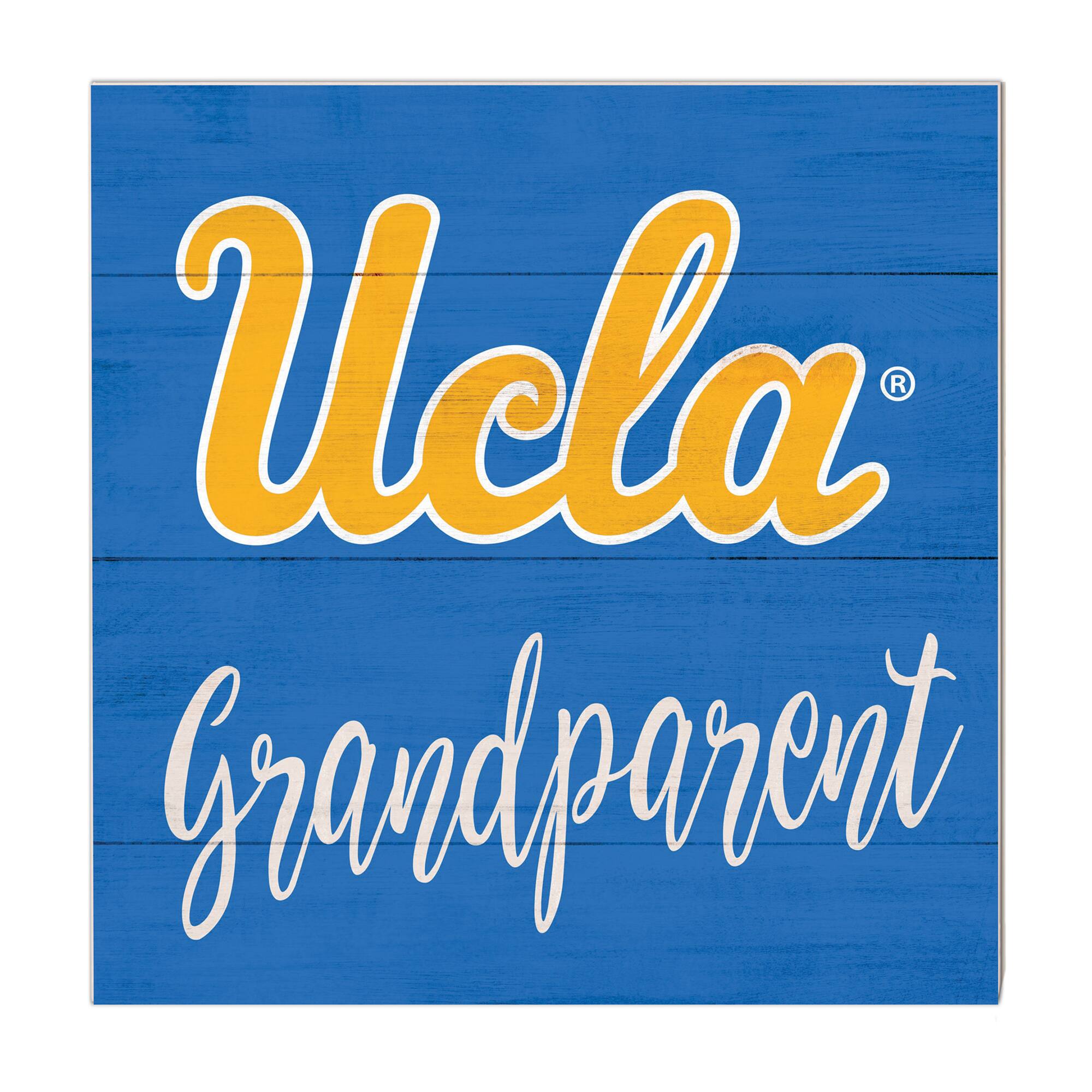 Blue UCLA Bruins 10'' x 10'' Grandparent Plaque