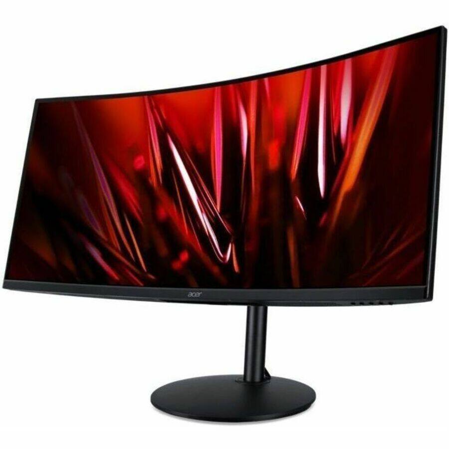 Alt View 2. Acer - Acer XZ342CUS3 34" Class UW-QHD LED Monitor - 21:9 - Black - 34" Viewable - Vertical Alignment (VA) - LED Backlight - Black.