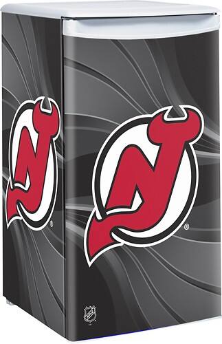Angle Standard. Boelter - New Jersey Devils 3.2 Cu. Ft. Compact Refrigerator.