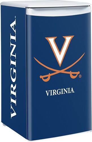 Angle Standard. Boelter - Virginia Cavaliers 3.2 Cu. Ft. Compact Refrigerator.