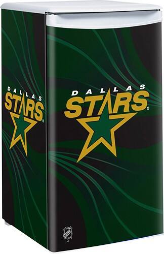 Angle Standard. Boelter - Dallas Stars 3.2 Cu. Ft. Compact Refrigerator.