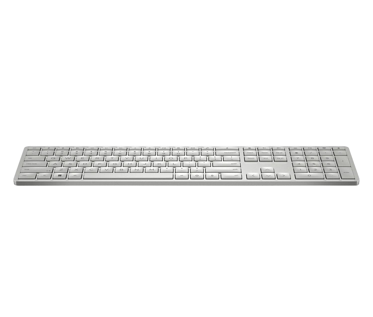 HP - 970 Programmable Wireless Keyboard - Silver
