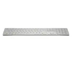 Front. HP - HP 970 Programmable Wireless Keyboard - Silver.
