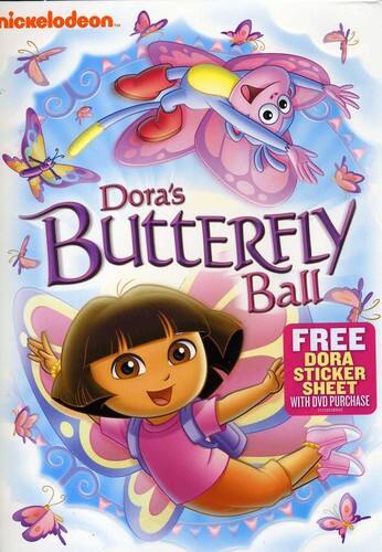 Front. Dora the Explorer: Dora's Butterfly Ball   - DVD.