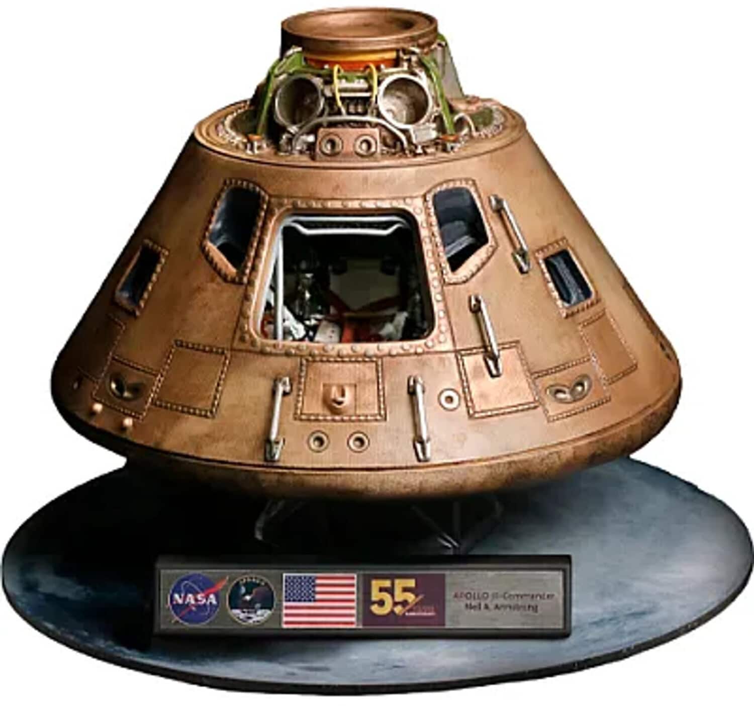 PopMarket - Apollo 11 - Deluxe Edition - Command Module Polyresin Statue - COLLECTIBLES - Multicolor price history on PriceWatchPro