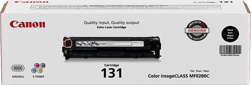Canon - 131 Ink Cartridge - Black - Larger Front