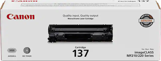 Front. Canon - 137 Toner - Black.