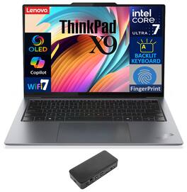 Lenovo - ThinkPad X9-14 Laptop 14.0 WUXGA (Intel Ultra 7-258V, 32GB LPDDR5X, 2TB M.2 PCIe SSD, Win 11 Pro) - Gray