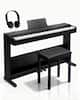 Front. Winado - Fully Weighted Keyboard Piano 88 Keys Electric Piano with Bench, Headphones, Musical Sheet.