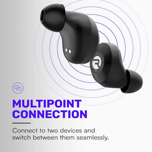**MULTIPOINT CONNECTION**

Connect to two devices and switch between them seamlessly.