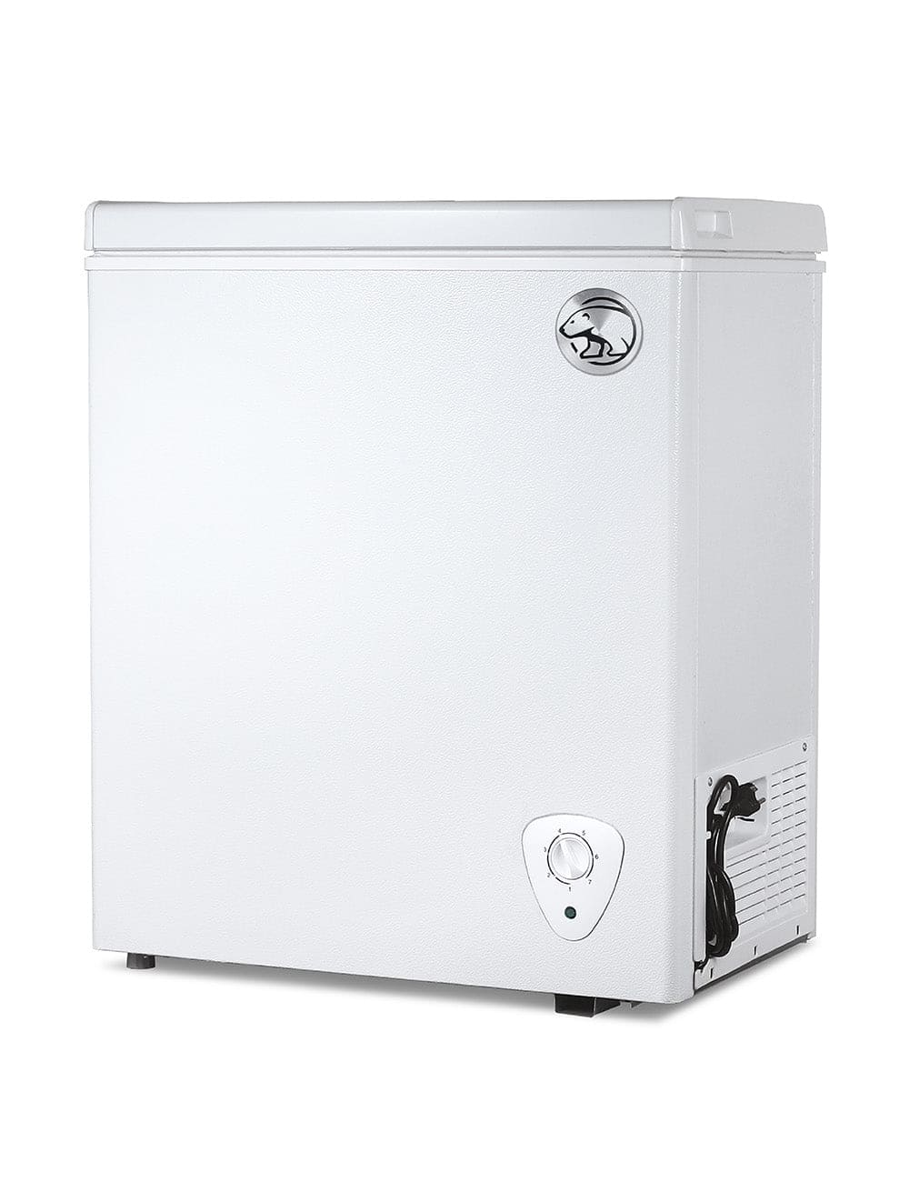 Commercial Cool - 2.8 Cu. Ft. Compact Chest Freezer, Textured Finish, Deep Freezer for Frozen Food Storage - White