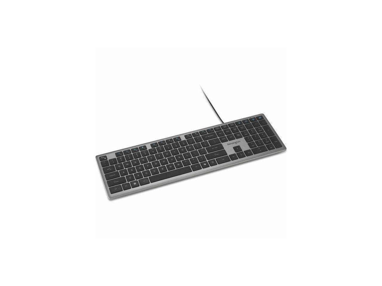 Kensington - KB515 EQ Keyboard - USB A/C - 108 Keys - Windows, macOS, ChromeOS - Recycled Plastic - Black
