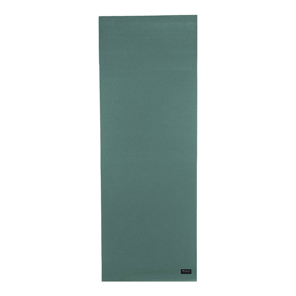 Front. Power Systems - 68" x 24" Premium Yoga Mat, 1/8" Thick Non Slip Lightweight Sticky Exercise Mat - Sage.