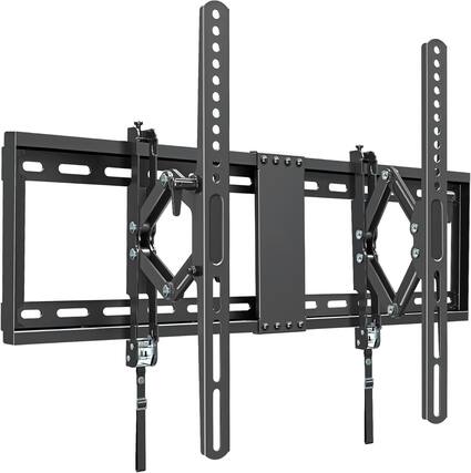Front. FINEAK - TV Wall Mount for Most 42-90 Inch TVs, Max VESA 600x400mm - Black.