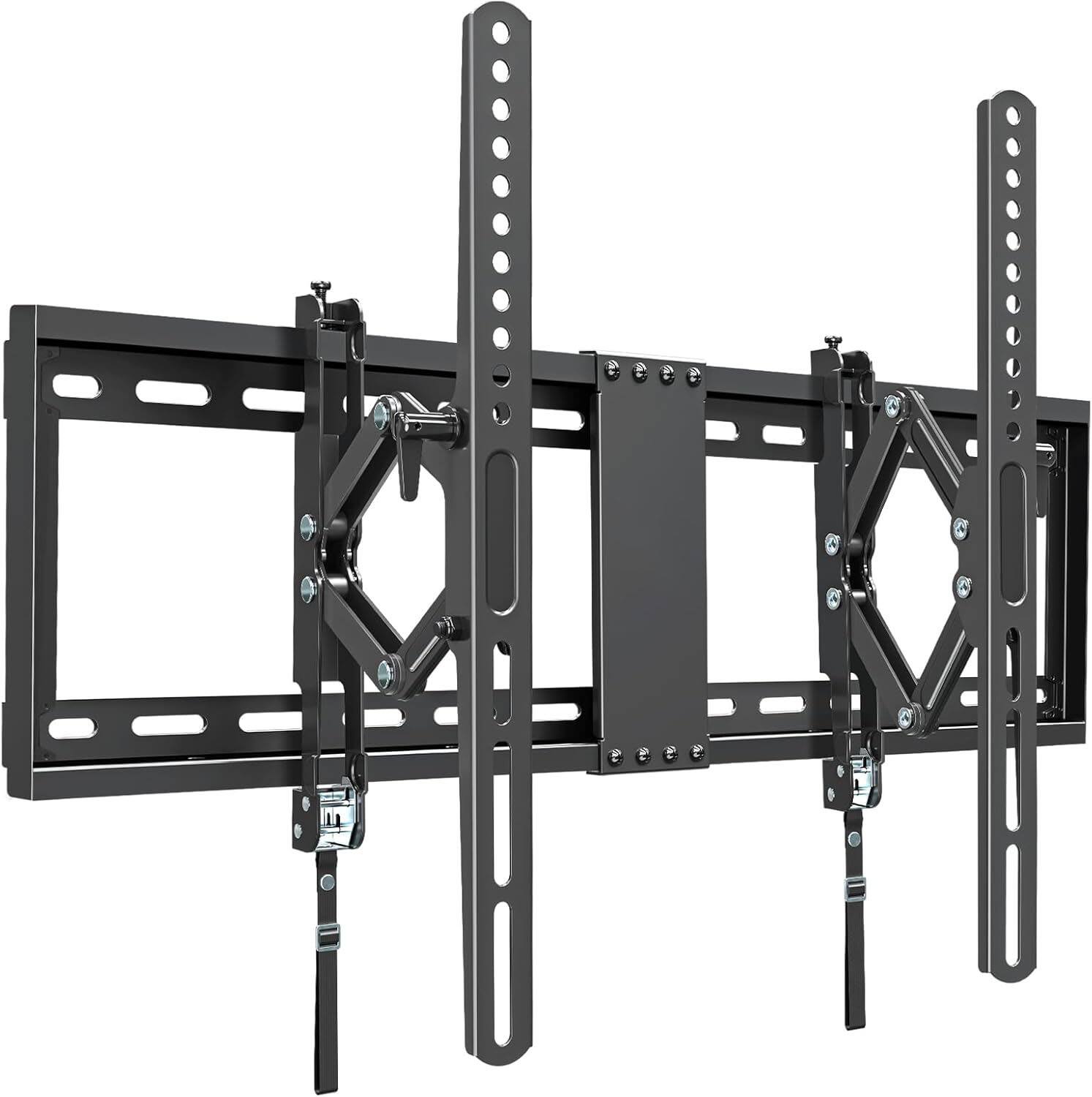 Front. FINEAK - TV Wall Mount for Most 42-90 Inch TVs, Max VESA 600x400mm - Black.
