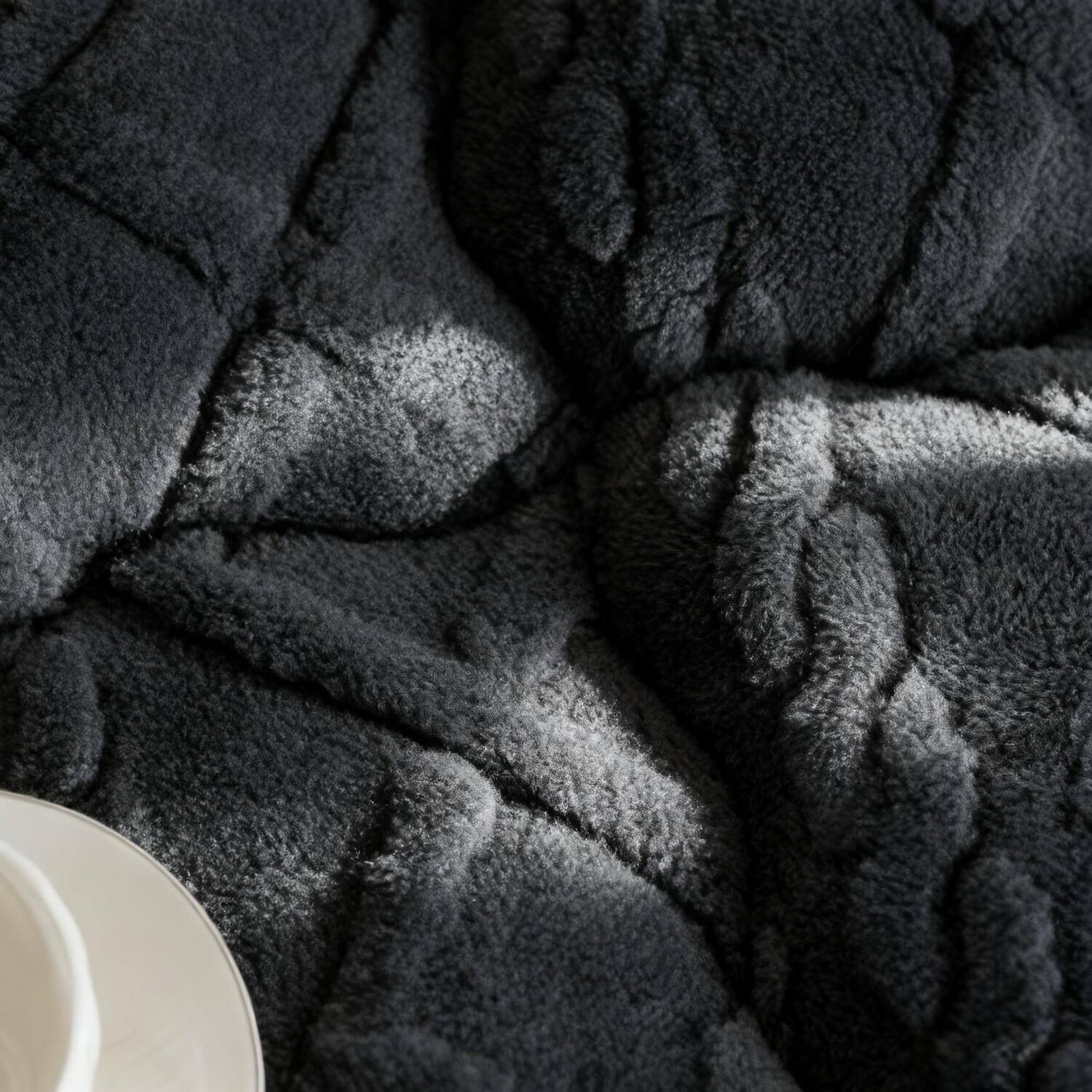 Alt View 2. Shatex - warm and thick full 3 pieces comforter set extremely soft and comfortable - gray.