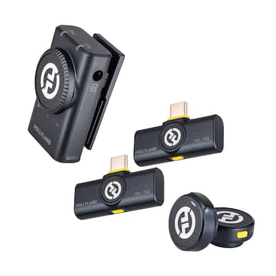 HOLLYLAND Lark M2 Wireless Lavalier Microphone with Lightning/USB HOLLYLAND Lark M2 Wireless Lavalier Microphone with Lightning/USB