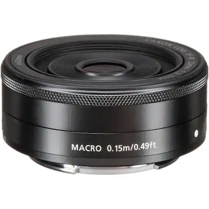 6437m CANON LENS EF-M 22mm Z WiS MACRO 0.15m/0.49ft