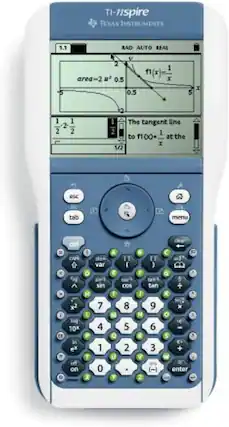 TI-nspire TEXAS INSTRUMENTS 1.1 BAD AUTO REAL 5 U 2 area-2 0.5 0.5 f1 (x) 1 I 5 I 1 2 1 2 2 2 1 The tangent line 2 1 to f1 0O at the X 1/2 esc tab menu etri CAPE I D sk var A E ( F 1 C G 4 x2 log 10* in eX off on H L Y x sin 7 4 1 0 I M Q U Y cos 8 5 2 J N R V Z tan 9 6 3 (-) K x o S + w enter