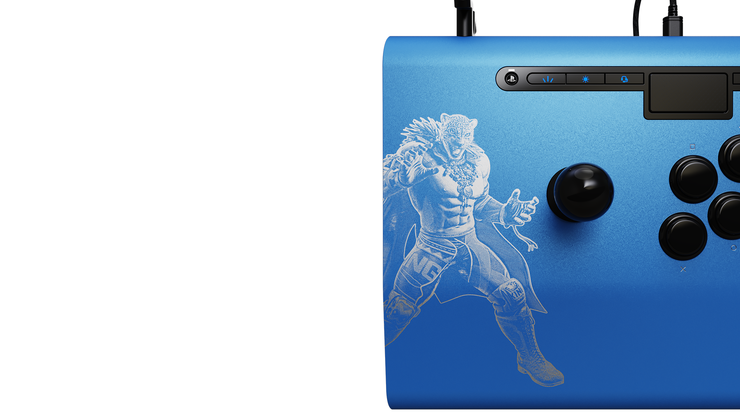 Alt View 3. Performance Designed Prod - TEKKEN 8 Victrix™ Pro FS Arcade Fight Stick - Blue.