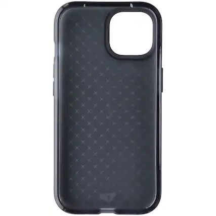 Front. Tech21 - Tech21 EvoCheck Series Case for Apple iPhone 15 - Smokey Black - Black.