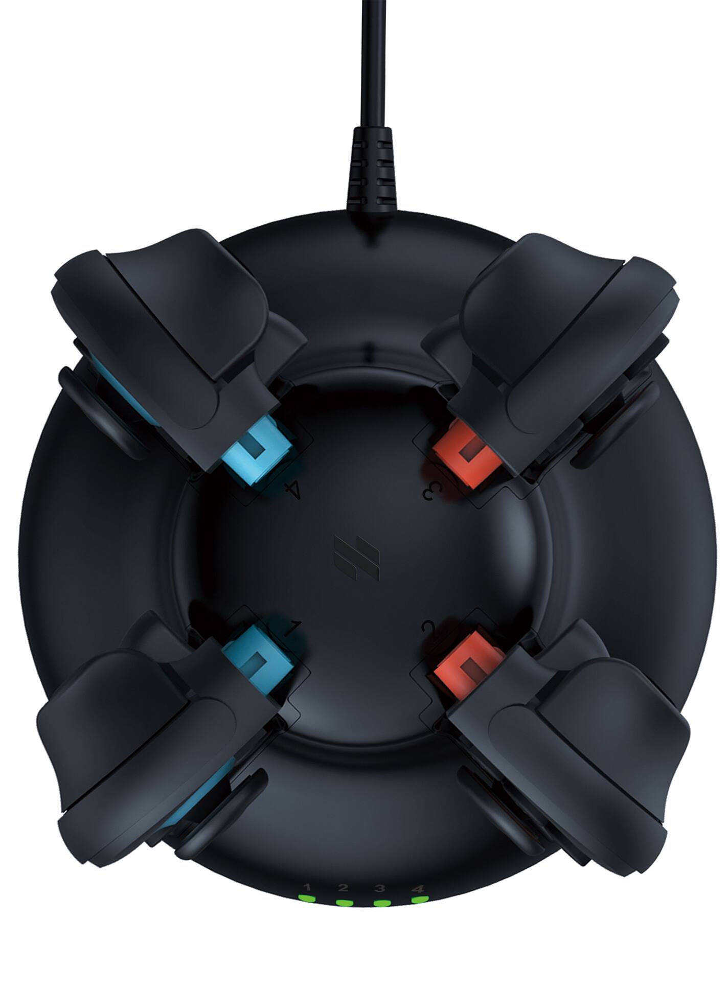 Alt View 3. NEXT - Joy-Con 2 Quad Charging Station for Nintendo Switch 2 - Black.