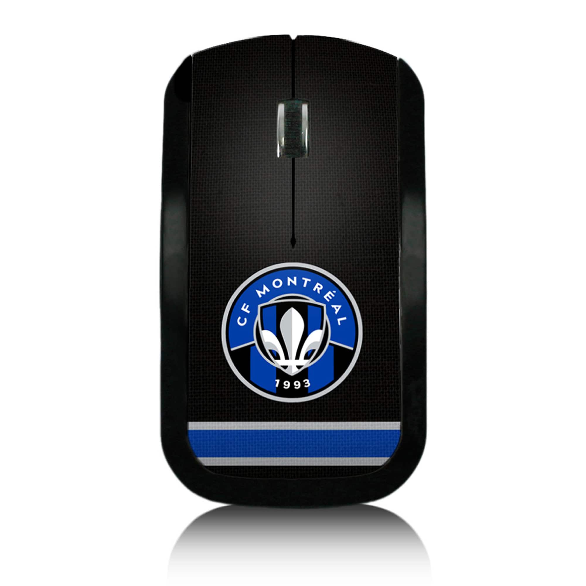 Keyscaper - CF Montreal Stripe Design Wireless Mouse - Wireless - Multicolor