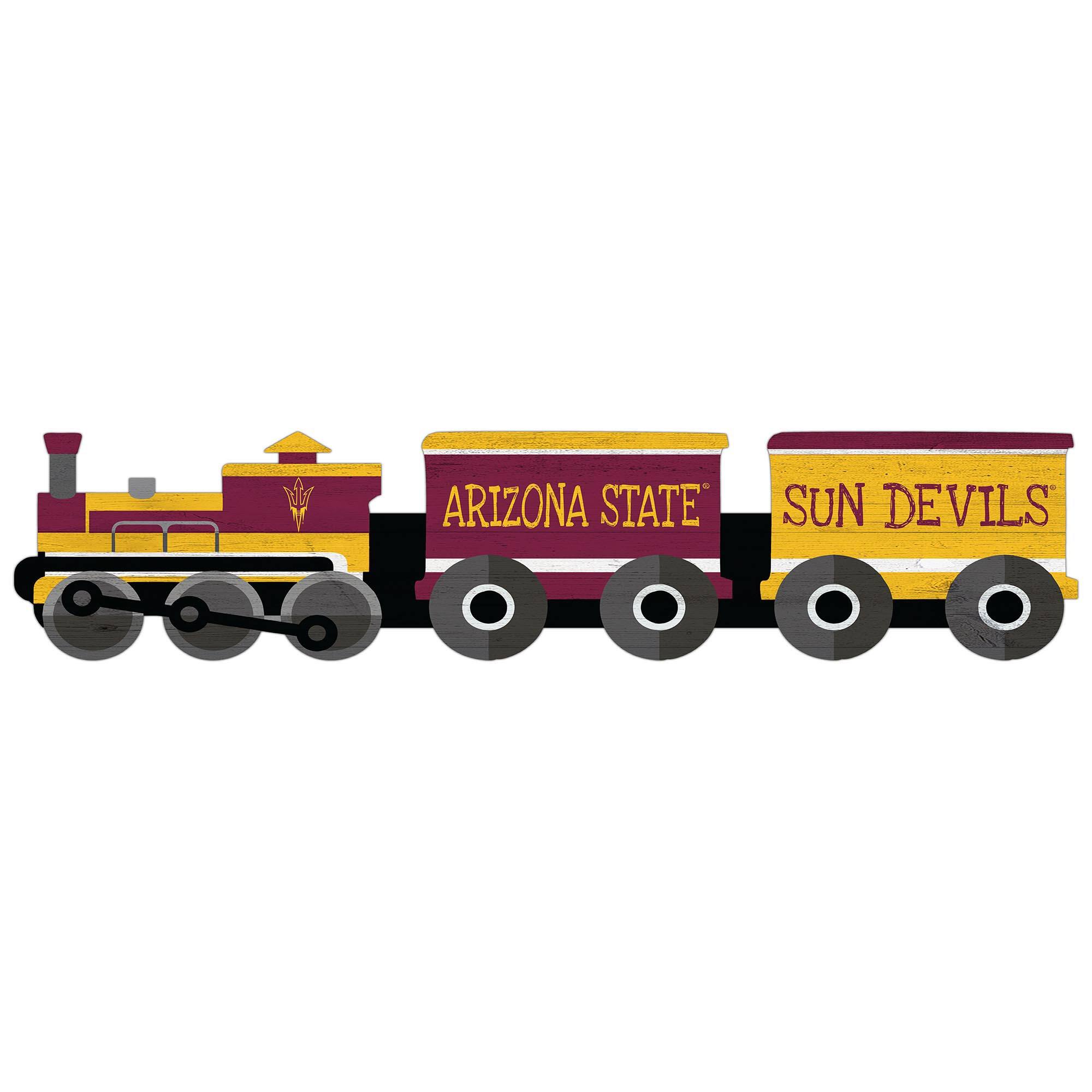 Arizona State Sun Devils 6'' x 24'' Train Cutout Sign
