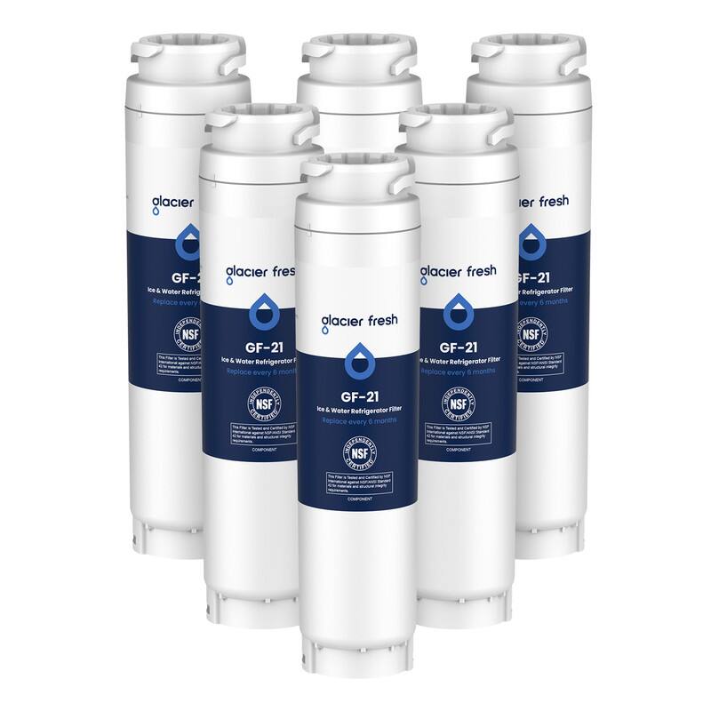 Glacier Fresh GF-21 Ice & Water Refrigerator Filter  
Replace every 6 months  

NSF Certified  

COMPONENT