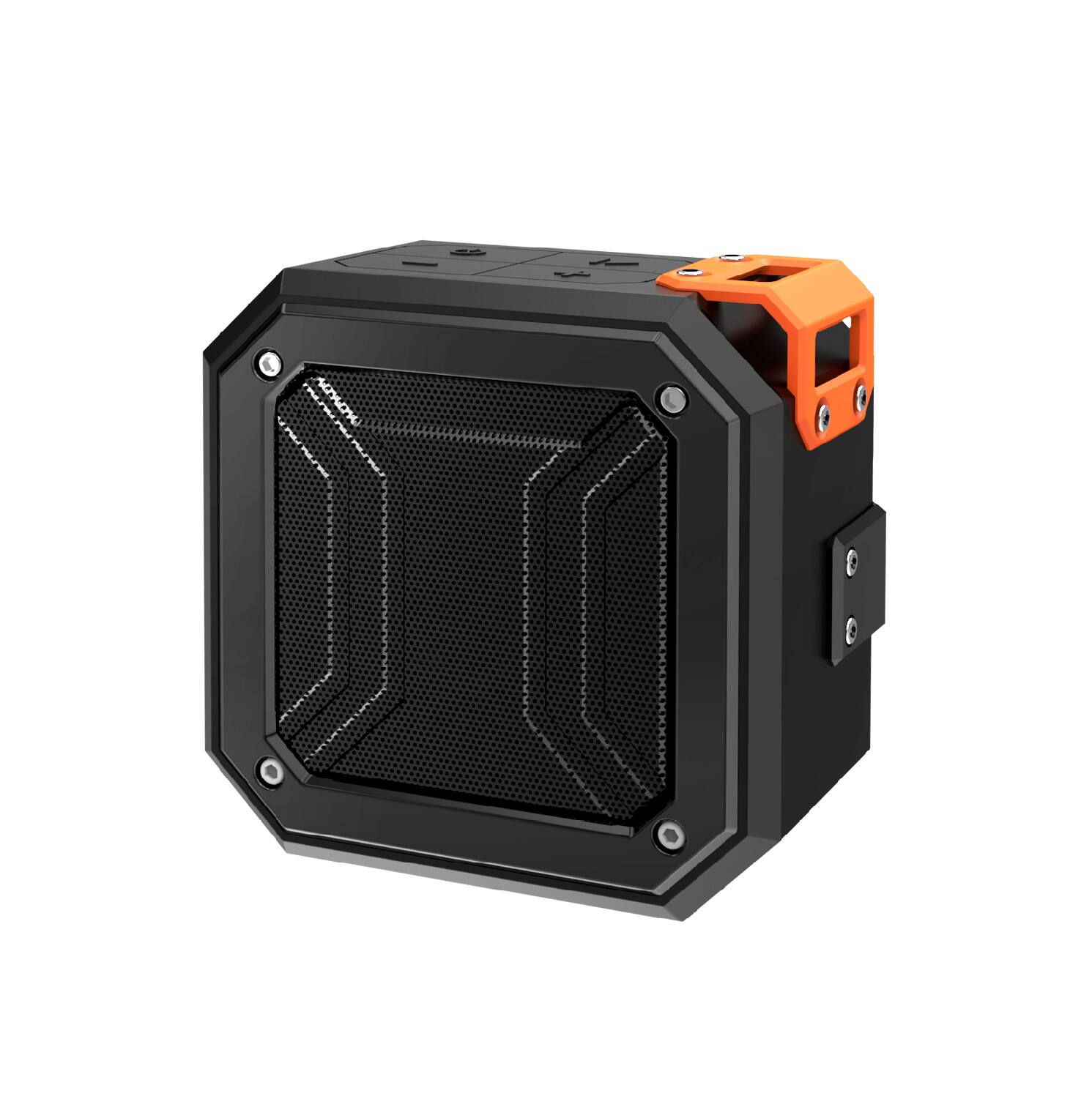 ToughTested - Satellite Outdoor Wireless Speaker – IP5 Rated with FM Radio, Enhanced Bass, 12 Hour Playback - Black