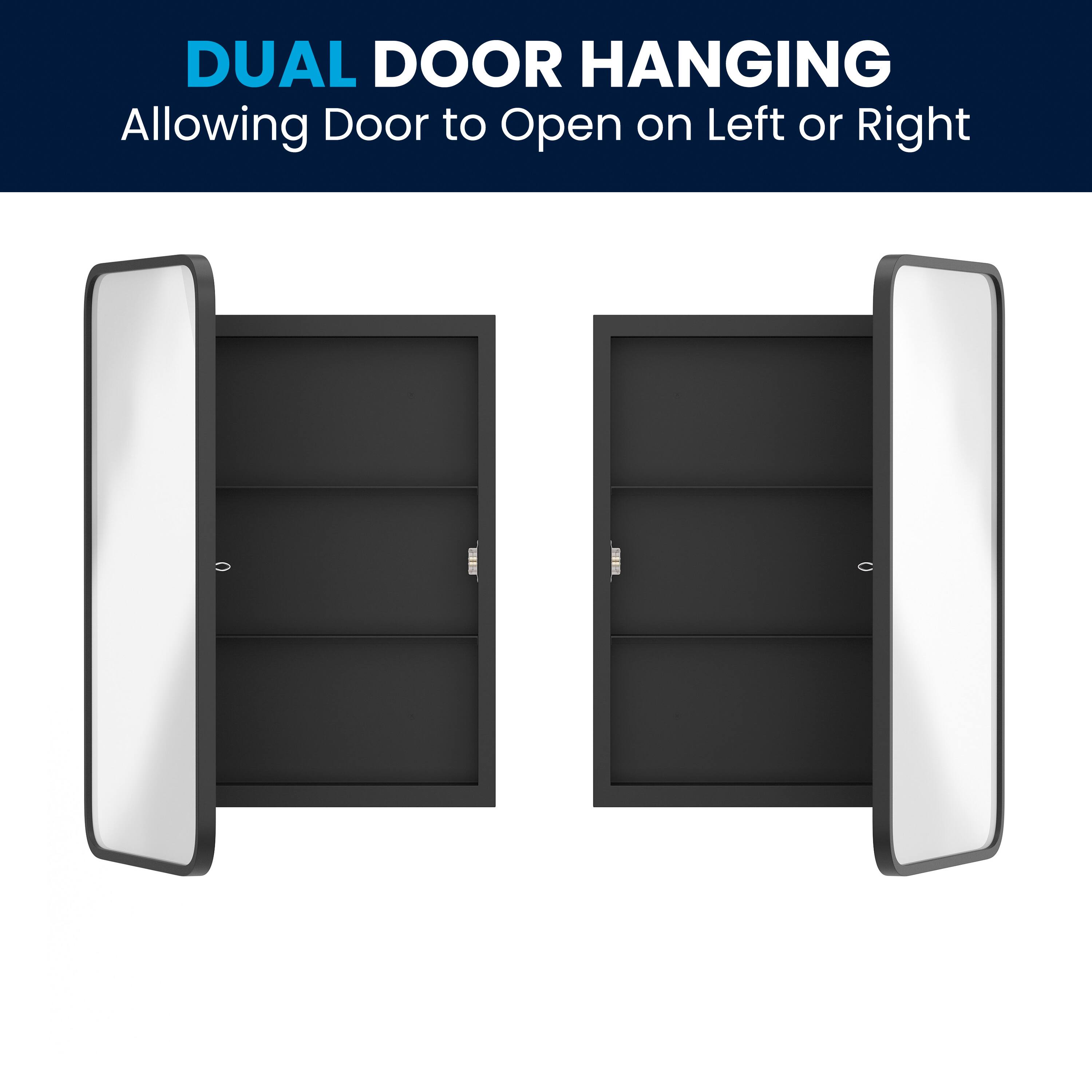 DUAL DOOR HANGING  
Allowing Door to Open on Left or Right